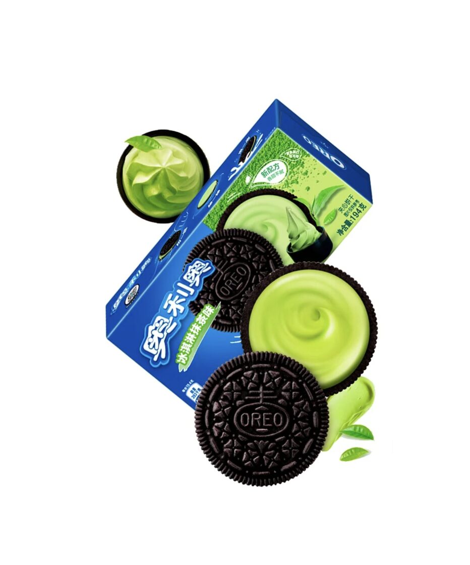 Oreo Sausainių Matcha Skonio 97g Užkandžiai And Saldumynai