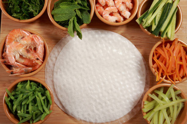 Vietnamietiškas ryžių popierius 22cm (Cha Gio) 400g