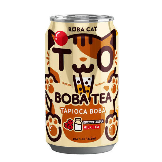 BobaCat Boba Tea Brown Sugar 315ml