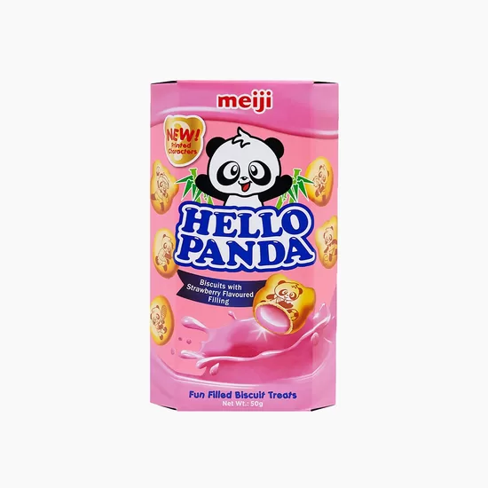 Hello Panda maasikaküpsised 50 g