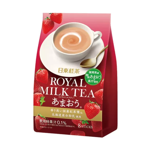 NITTO Royal Strawberry Tea Stick 112g – Japan