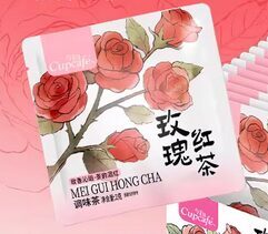 玫瑰红茶 — Rose Black Tea | Floral Aromatic Premium Loose-Leaf Sachets