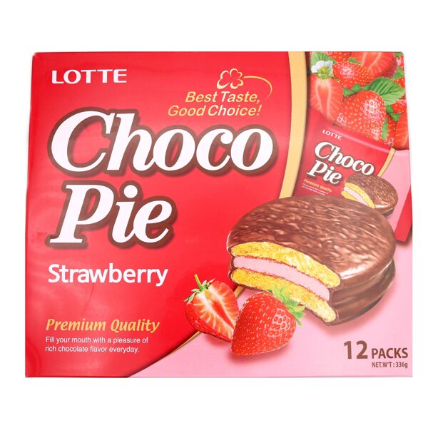 Choco Pie - maasikamaitseline 336g karp [12 tükki]