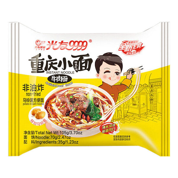 Sweet Potato Chongqing Instant Noodle - Beef Flavour 105g