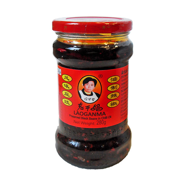 Lao Gan Ma - Preserved Black Beans in Chilli Oil 280g