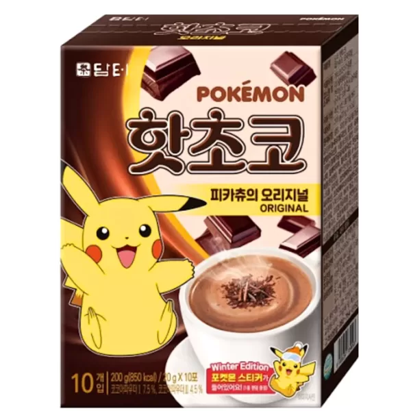 DAMTUH Pokémon kuum šokolaad 10x20g – Kreemjas ja maitsev Korea kakao