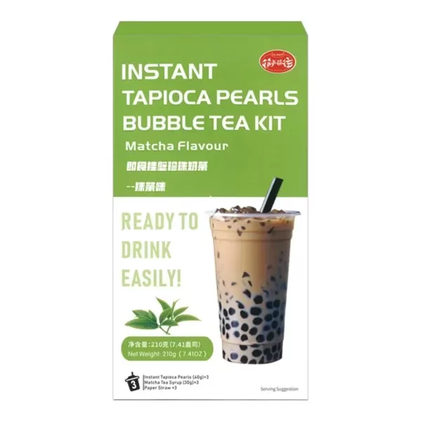 Instant Matcha Boba komplekt 210g