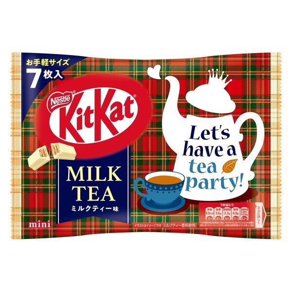 KitKat Mini Wafer Bar Milk Tea flavour 81.2g (7psc)