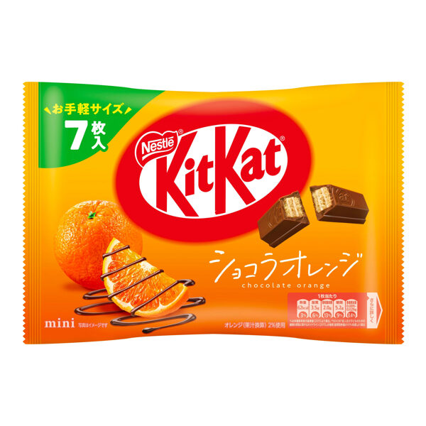 KitKat Mini Chocolate Orange Flavor 81,2g (7 pieces)
