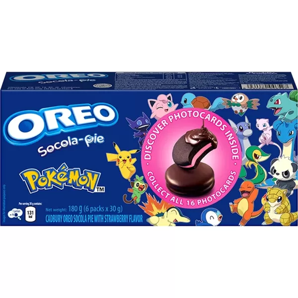 OREO Chocopie Strawberry (with special Pokemon card) 180g VN