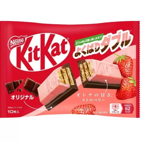 Nestlé Mini Braškių Kit Kat 116g – Japoniškas skanėstas