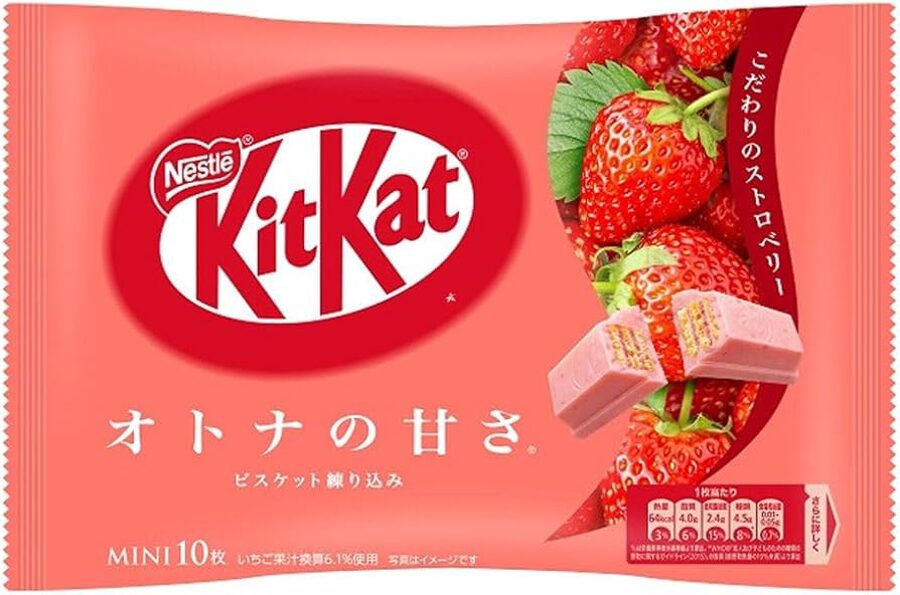 Nestlé Mini Otona No Amasa Strawberry Kitkat 124.3g Japan