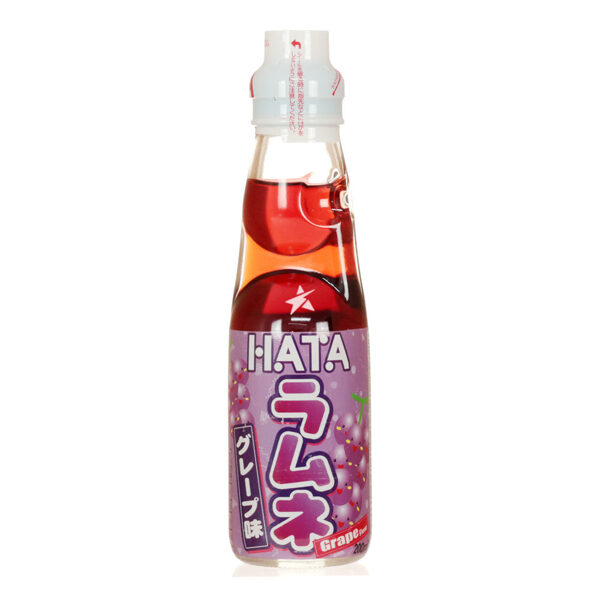 Hatakosen Ramune Grape drink 200ml