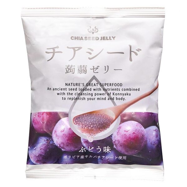 Chia seed Jelly - Grape flavour 165g