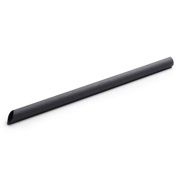 ECO Black Bubble Чайные соломинки в упаковке (23 см x 1,2 см)